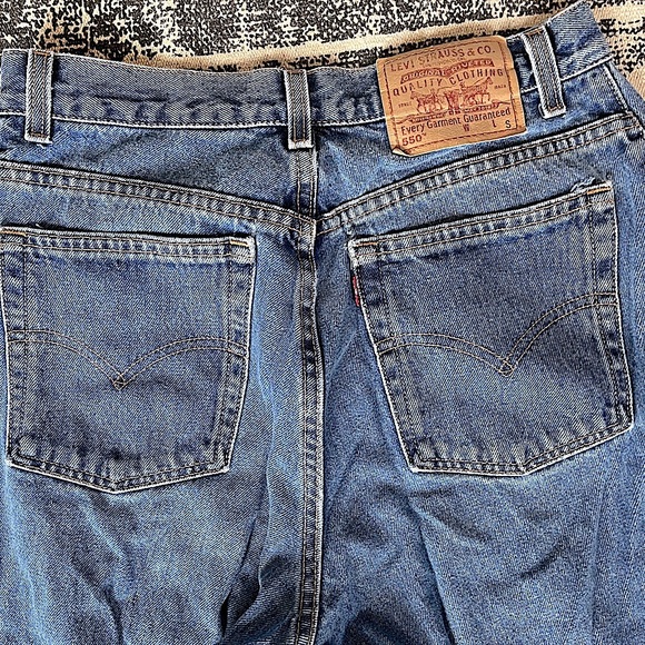 VTG 90’s Levi’s 550 High Waisted Jeans: Size 12 - Picture 3 of 7